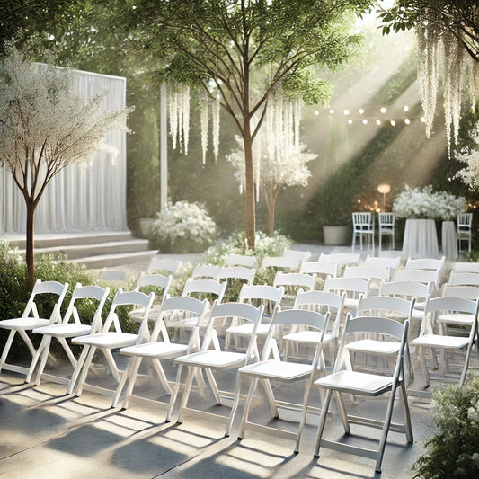 Why Folding White Plastic Chairs Are Ideal for All Types of Events