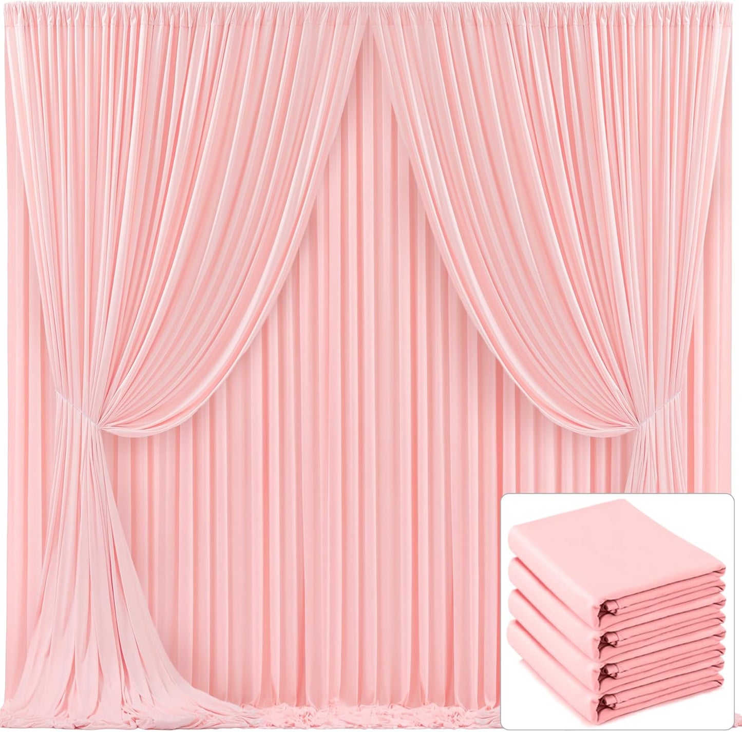 BLush Pink Backdrop Panels Rental