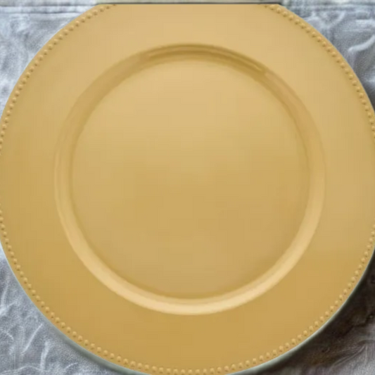Basic Gold Charger Plates Rental – Detroit, MI